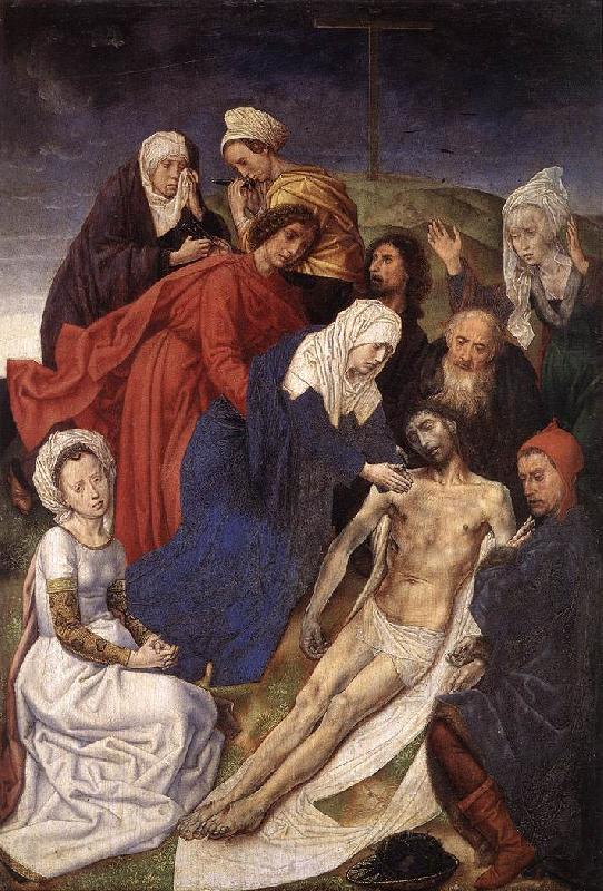GOES, Hugo van der The Lamentation of Christ sg oil painting picture